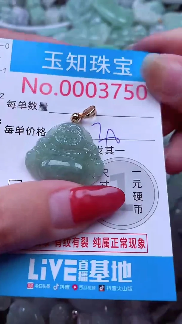 吊坠(不含链)未镶嵌翡翠3750