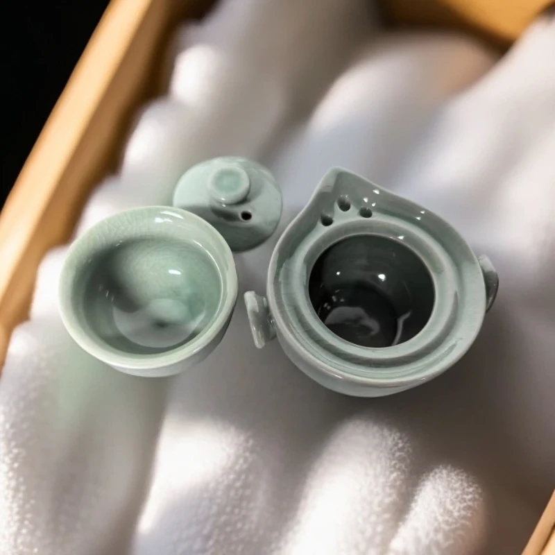 高端绿冰裂旅行套