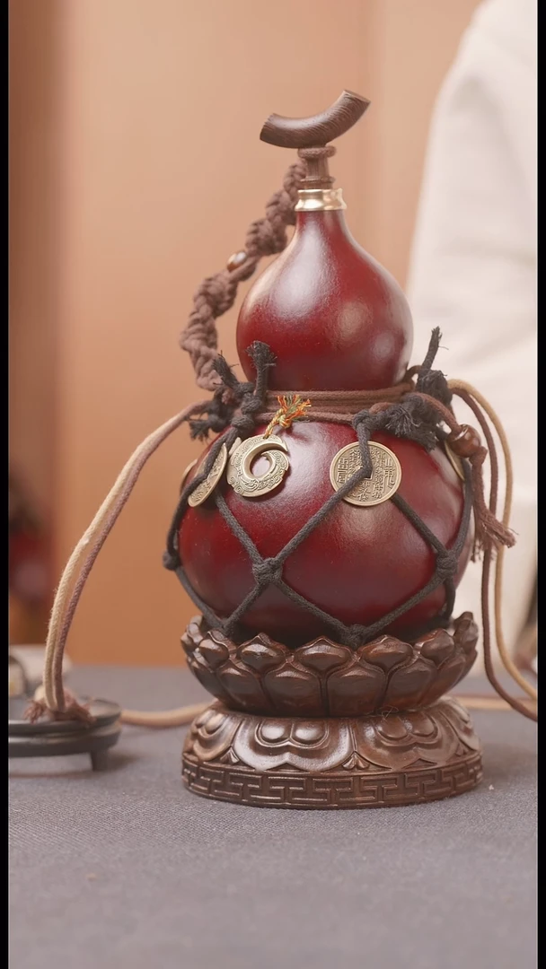 1413号链接精品大漆葫芦现货现发[一物一拍]不包含莲花底座500ml