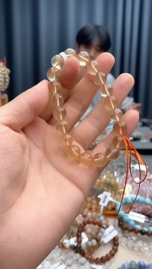 水晶手链未镶嵌X***L黄水晶