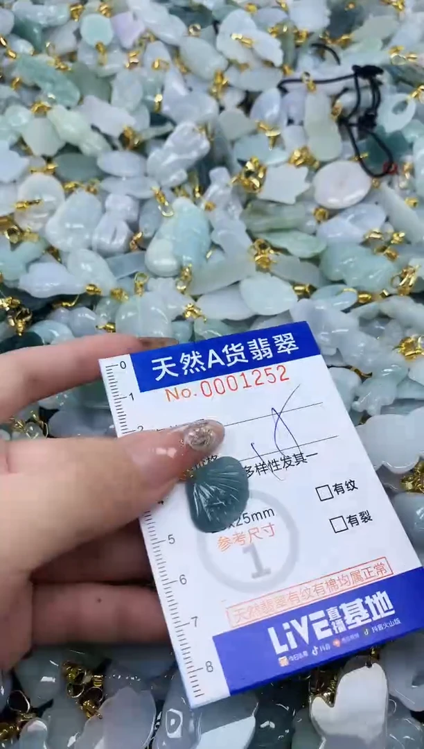 翡翠未镶嵌颈饰天然A货翡翠