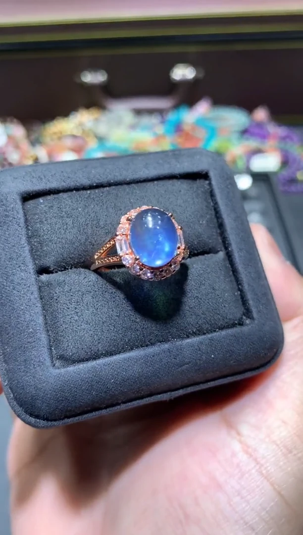 【闪购商品】海蓝宝石戒圈未镶嵌L35【多样性发其一】