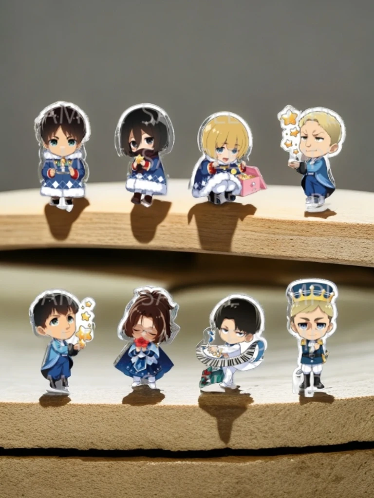 【拆包日谷】《进击的巨人》公主咖啡雪花立牌钥匙扣盲盒z（代拆）