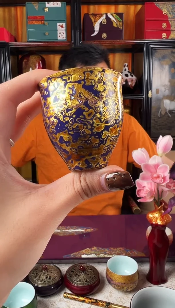 紫金一口杯-太古大漆