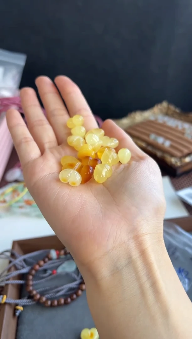 未镶嵌颈饰蜜蜡703买断多样性发一