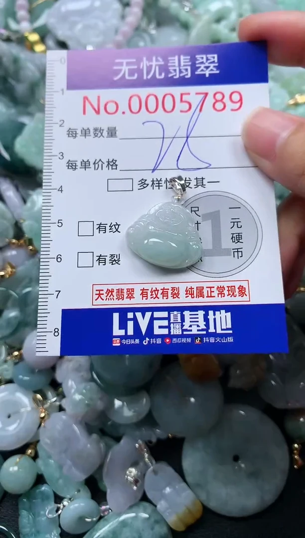 颈饰未镶嵌翡翠5789