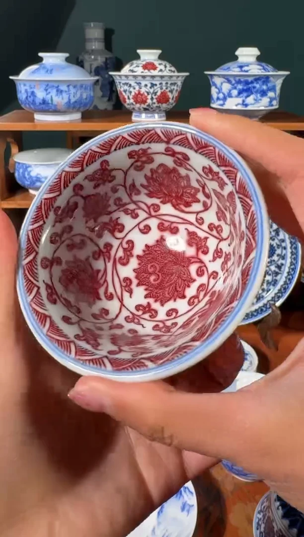 【闪购商品】杯永明尚玩全红压手杯