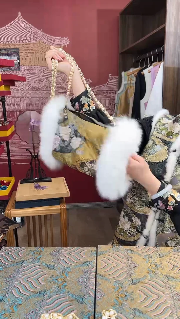 【闪购商品】刺绣非遗西阵织手捂