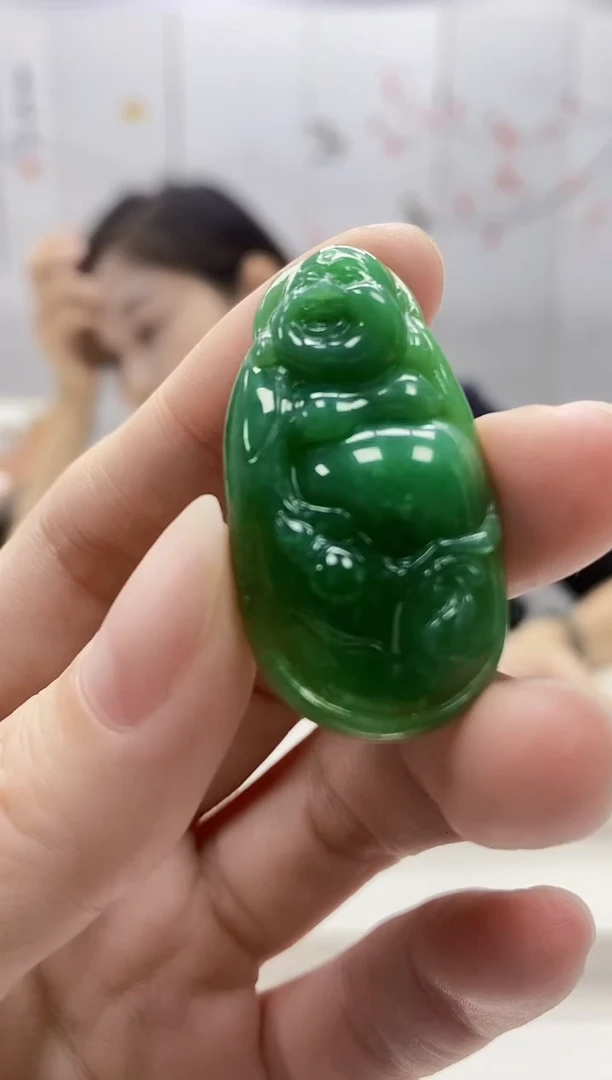 未镶嵌定制翡翠3099ry-毛货挂件104