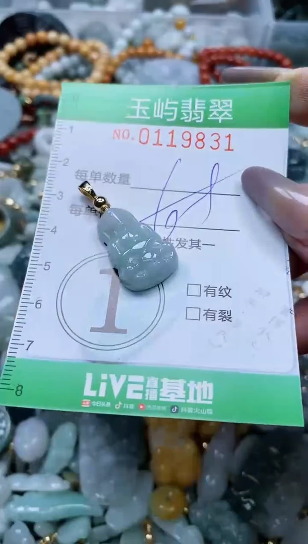 翡翠未镶嵌颈饰闪购0119831多样性发其一