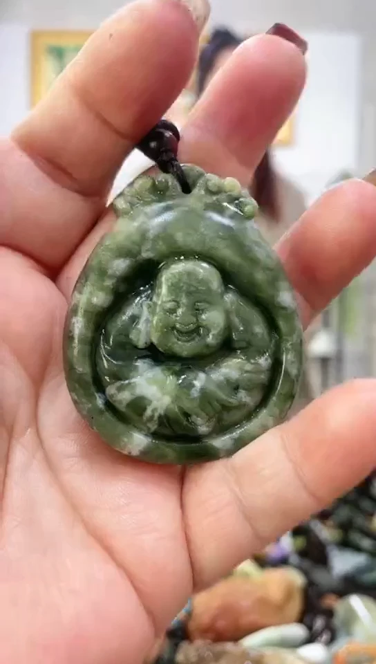 未镶嵌岫玉挂件