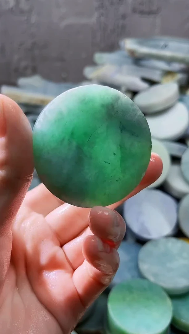 裸石翡翠天然翡翠A货石 南 517