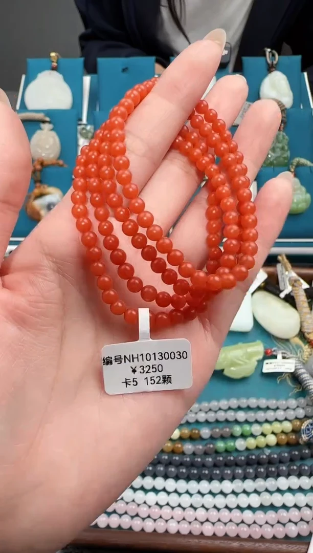 颈饰未镶嵌南红玛瑙项链  卡5  NH