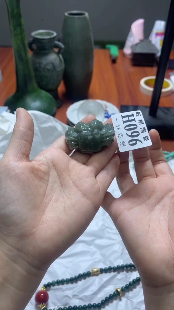 颈饰未镶嵌和田玉（糖玉）旺福家陶瓷一号商品