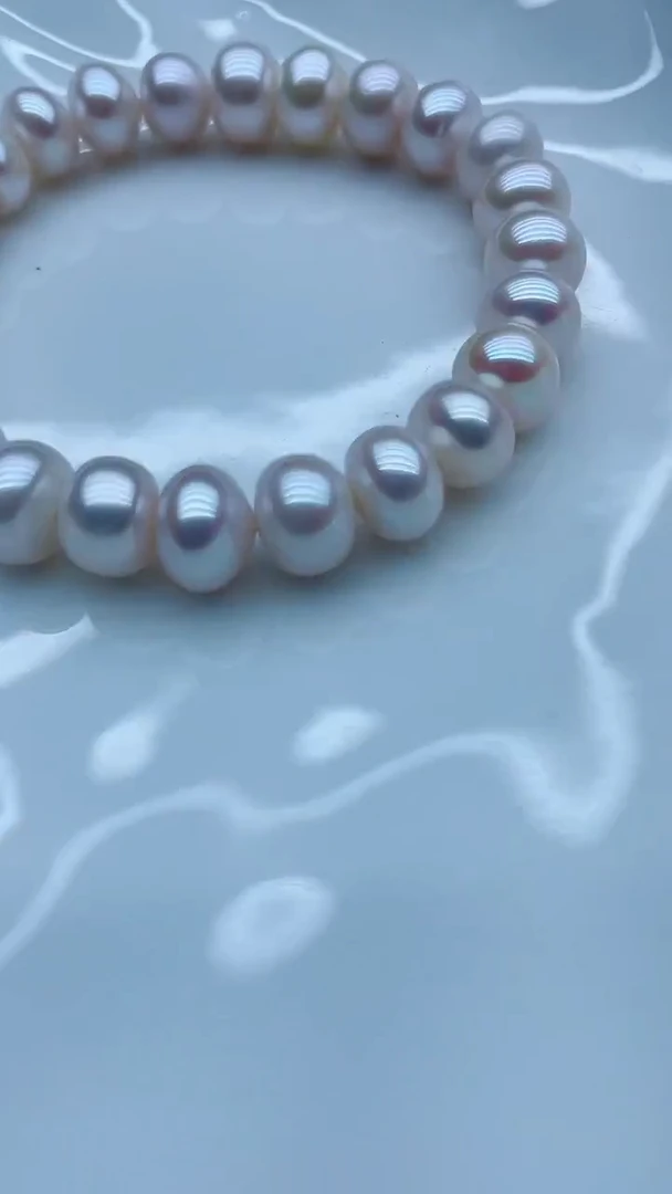 淡水珍珠手镯未镶嵌手链多样性发其一