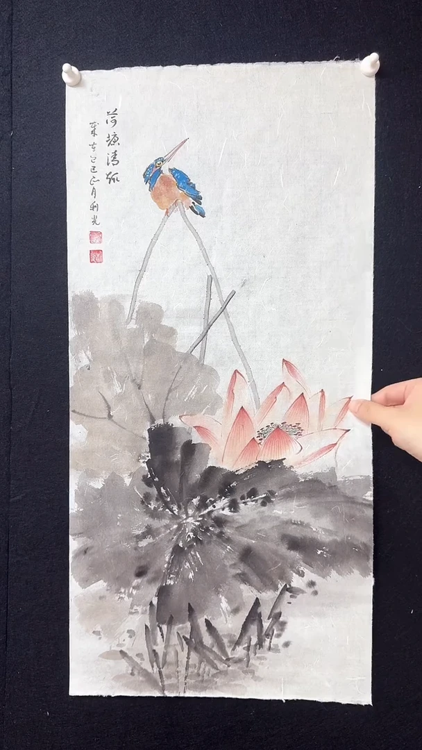 【闪购商品】国画水墨花鸟清趣