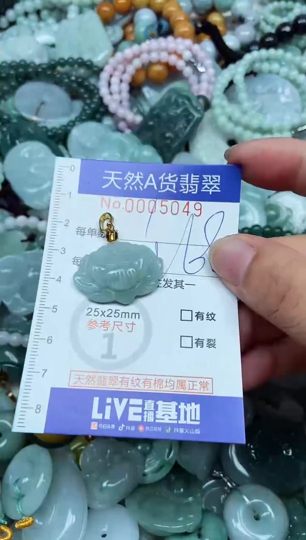 翡翠未镶嵌吊坠(不含链)翡翠