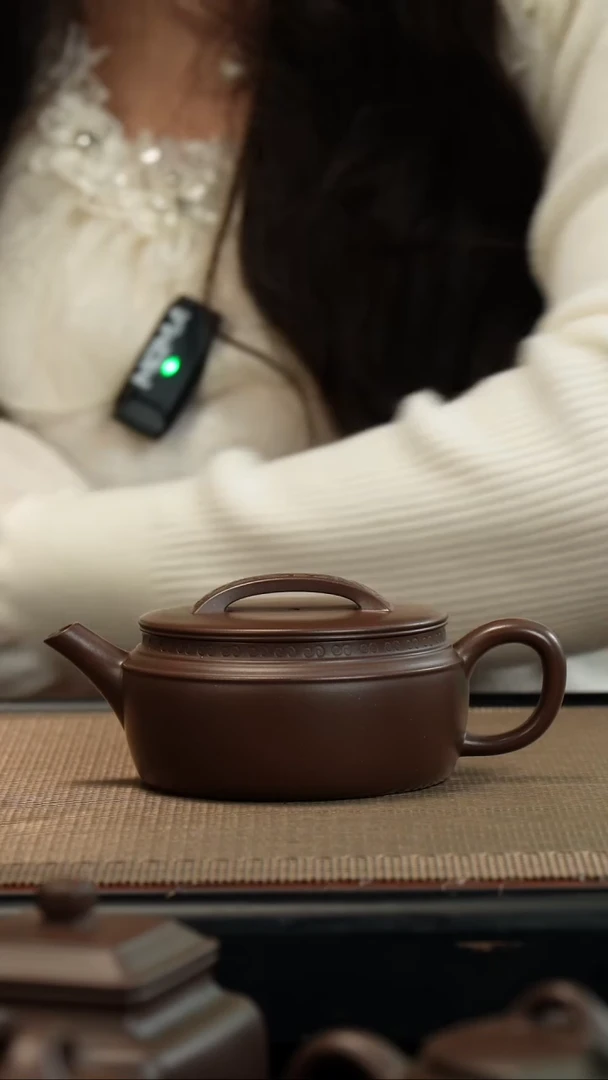 【闪购商品】紫砂茶壶老紫泥汉瓦