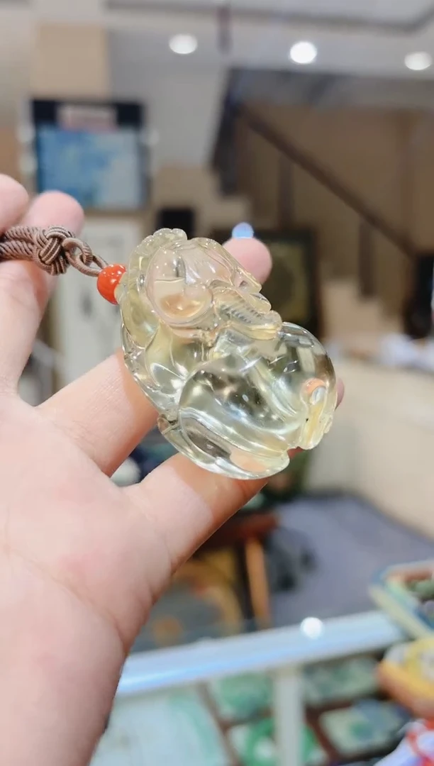 【闪购商品】水晶摆件未镶嵌黄水晶貔貅摆件