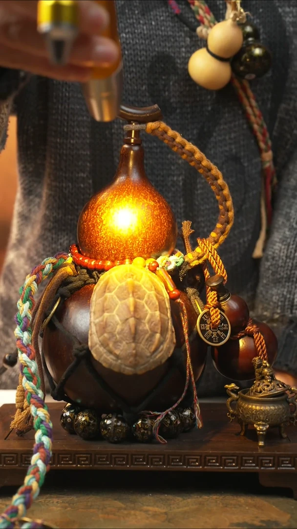 406大漆一物一拍记葫堂出品【不带手串】