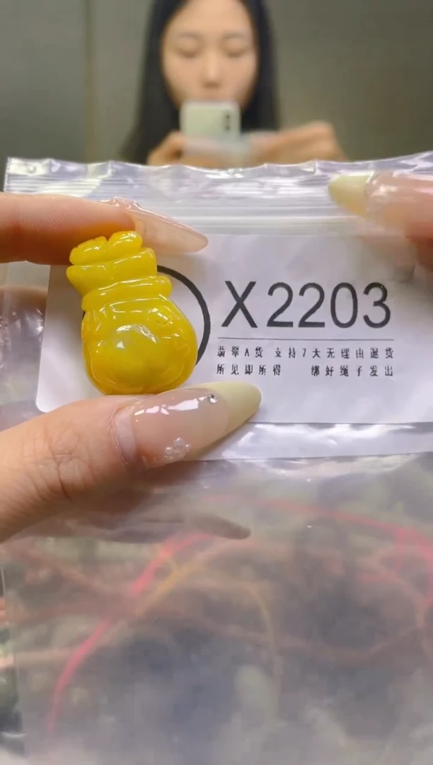 翡翠未镶嵌颈饰/X/翡翠A货一图一物