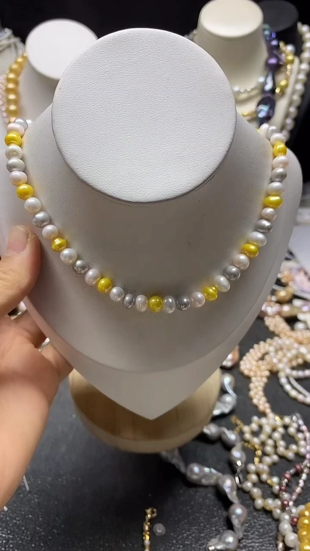 颈饰未镶嵌淡水珍珠多人