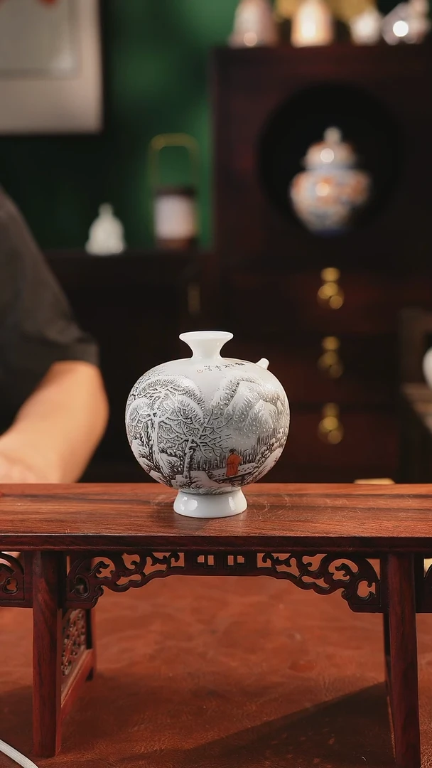 摆件景德镇手工高温陶瓷