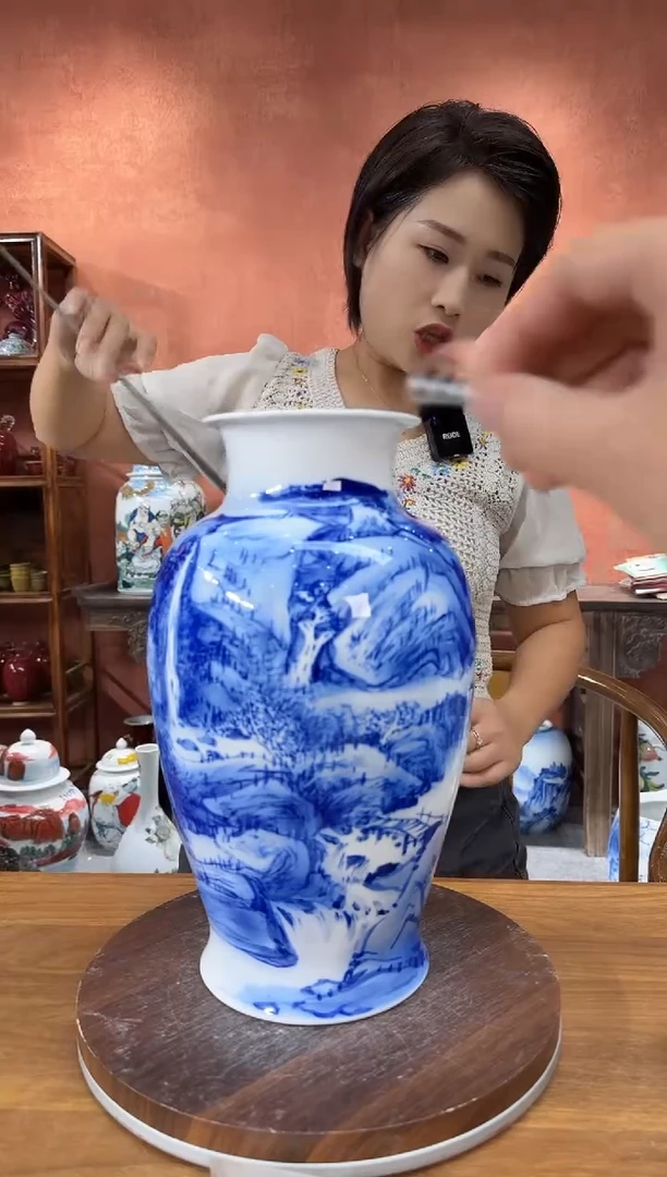 吴义松陶盟手绘陶瓷编码：1465