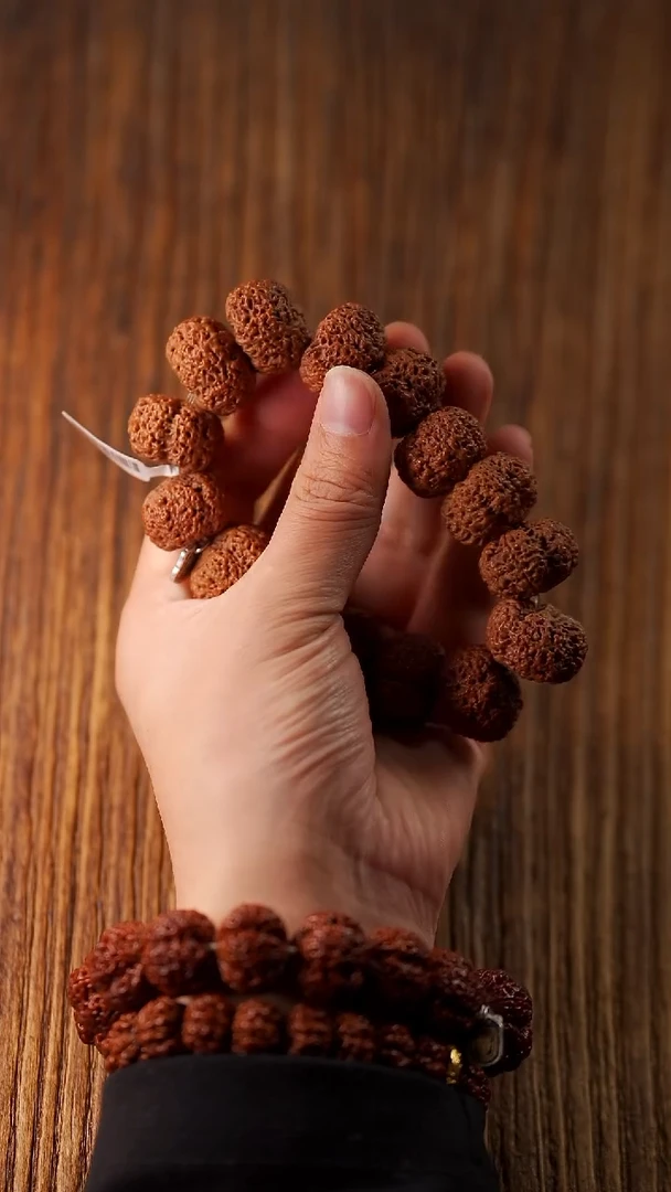 手串金刚菩提24mm 打过底 超矮桩 菠萝蜜大金刚 非正桩