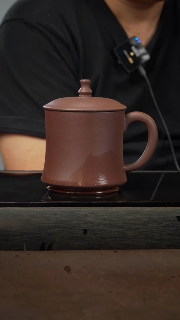茶壶紫砂10，紫砂盖杯，400cc