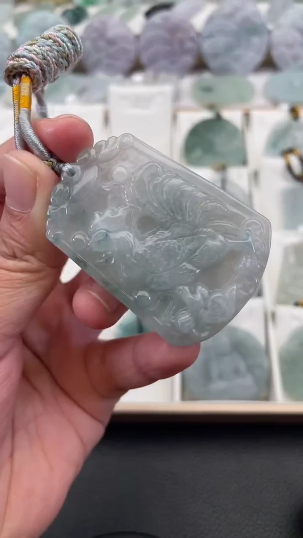 颈饰未镶嵌翡翠天然缅甸翡翠A货106
