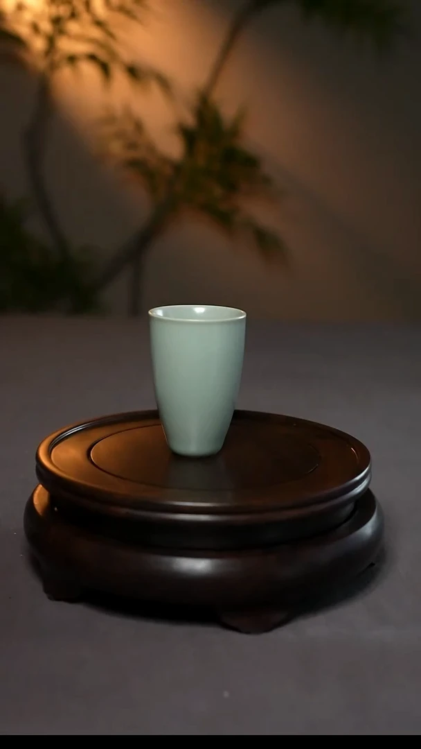 仿古汝官釉原产地闻香杯