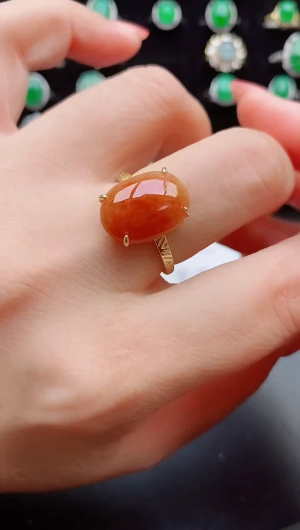 【闪购商品】翡翠戒指银S925镶嵌5080850