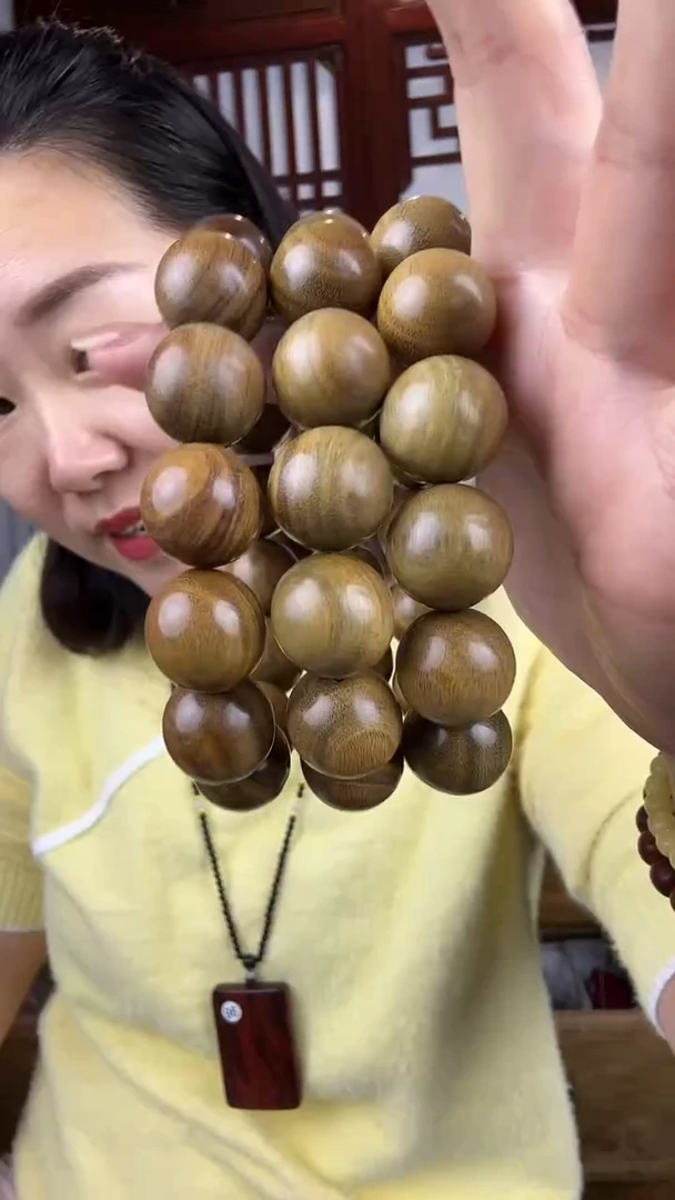 维腊木（绿檀）阿根廷绿檀卡1.8单圈手串