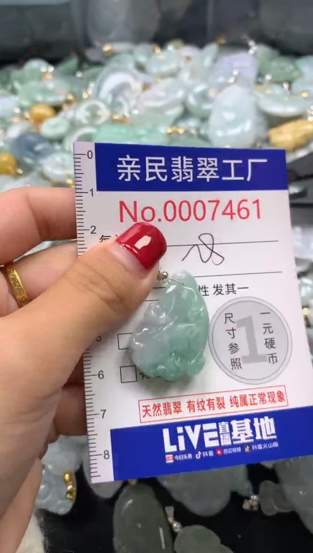 吊坠(不含链)未镶嵌翡翠7461