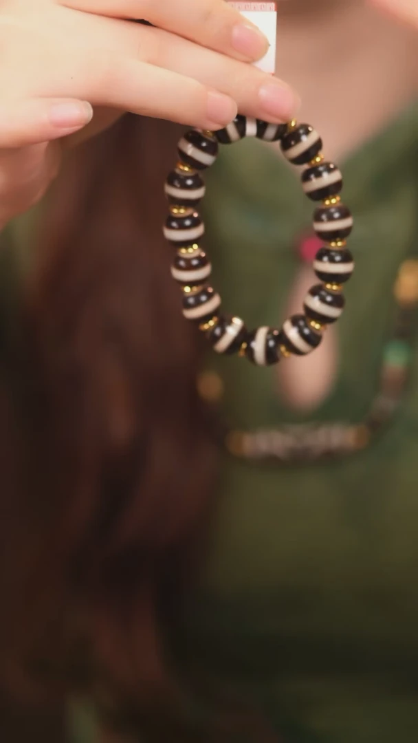 玛瑙/玉髓（覆膜）颈饰未镶嵌柒木珠宝