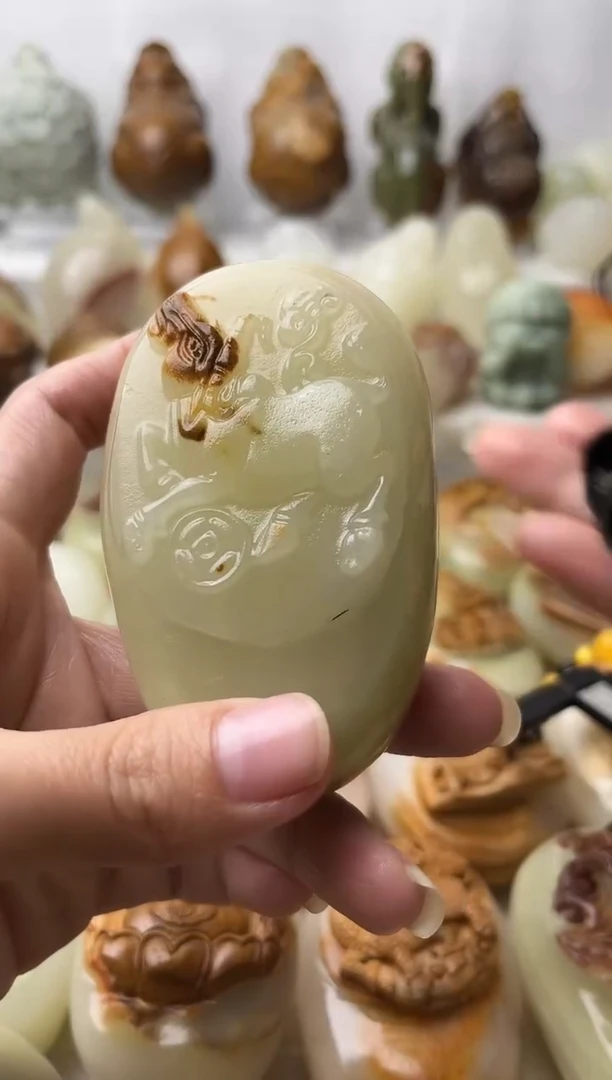 石材古青石棉纹正常不退换牛