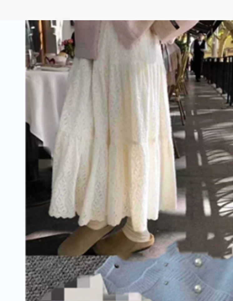 阿妳XiaoNi———（冬款蕾丝中裙1440578）