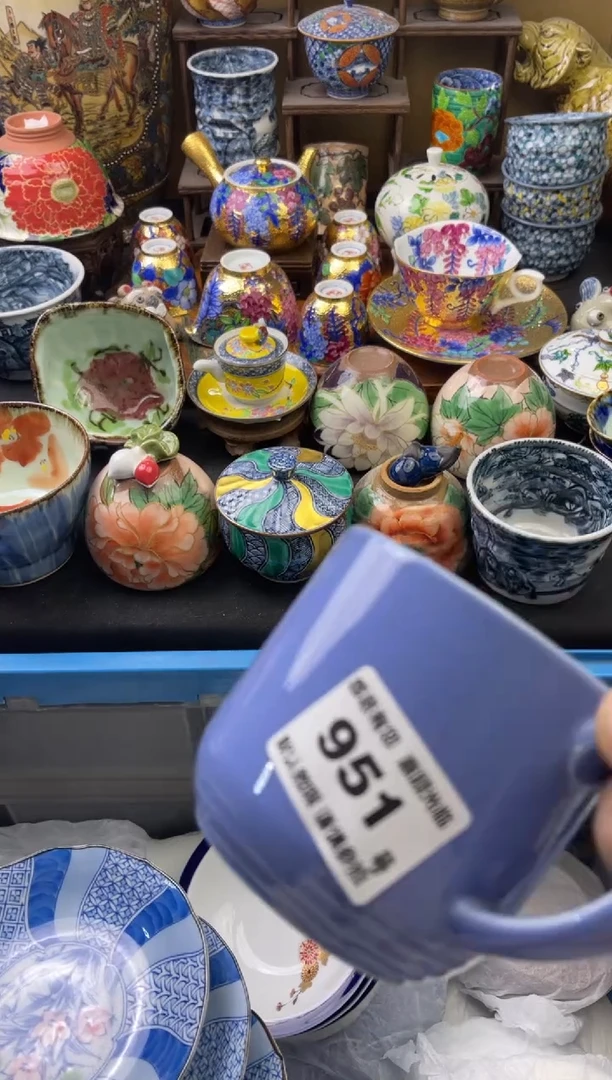 【闪购商品】瓷片951号六六瓷工艺品瓷器