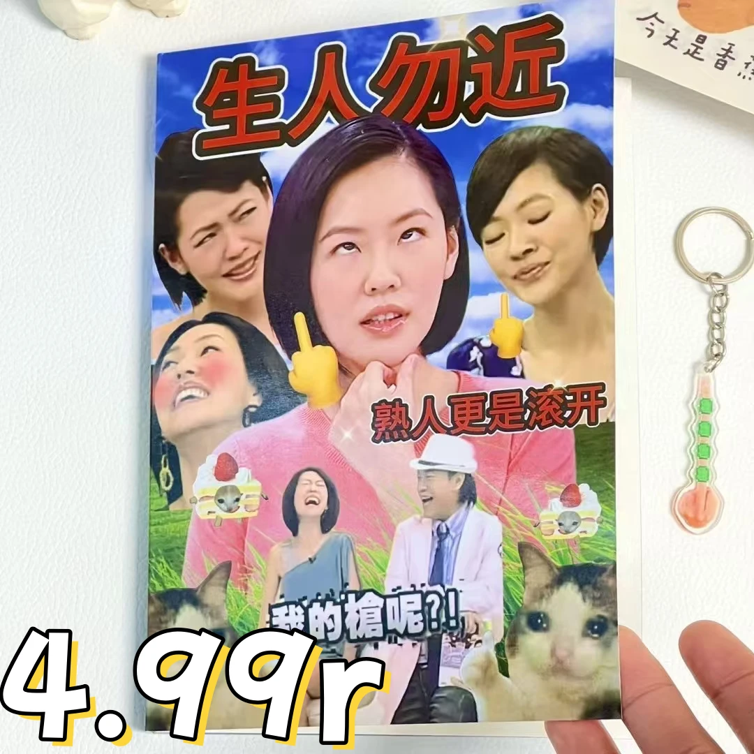 【今日特价】小s生人勿进熟人更是滚开贴纸书网络热梗表情包装饰贴