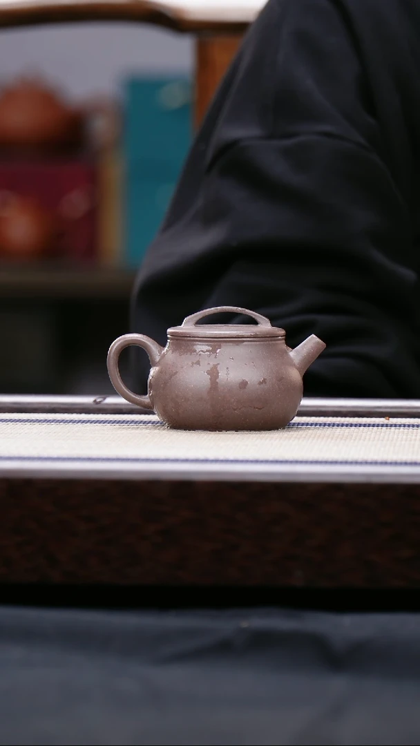 【闪购商品】紫砂茶壶大水谭天青 瓦当