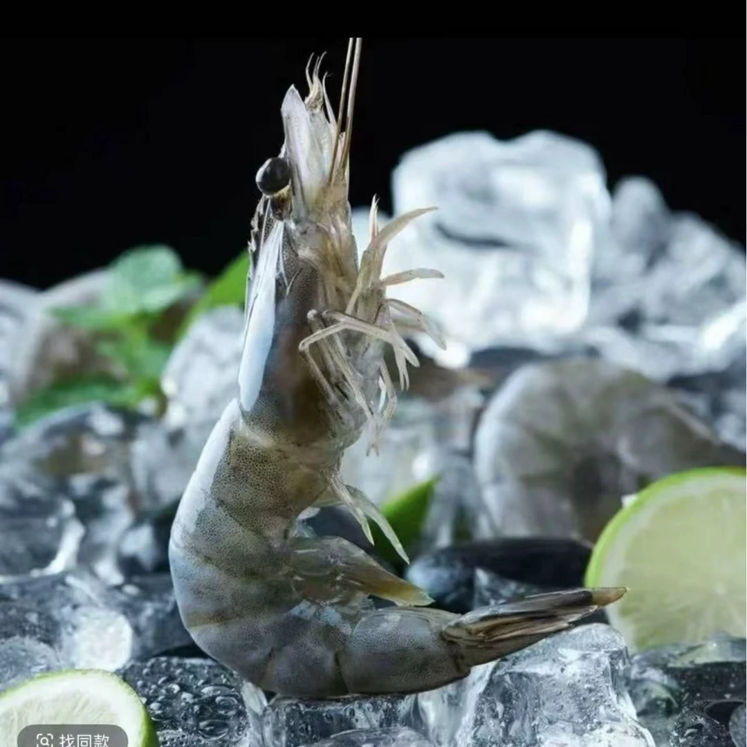 【海洋大虾】肉质鲜嫩大个头海水大虾单只16cm左右，一盒4斤40-50只海鲜-8韩