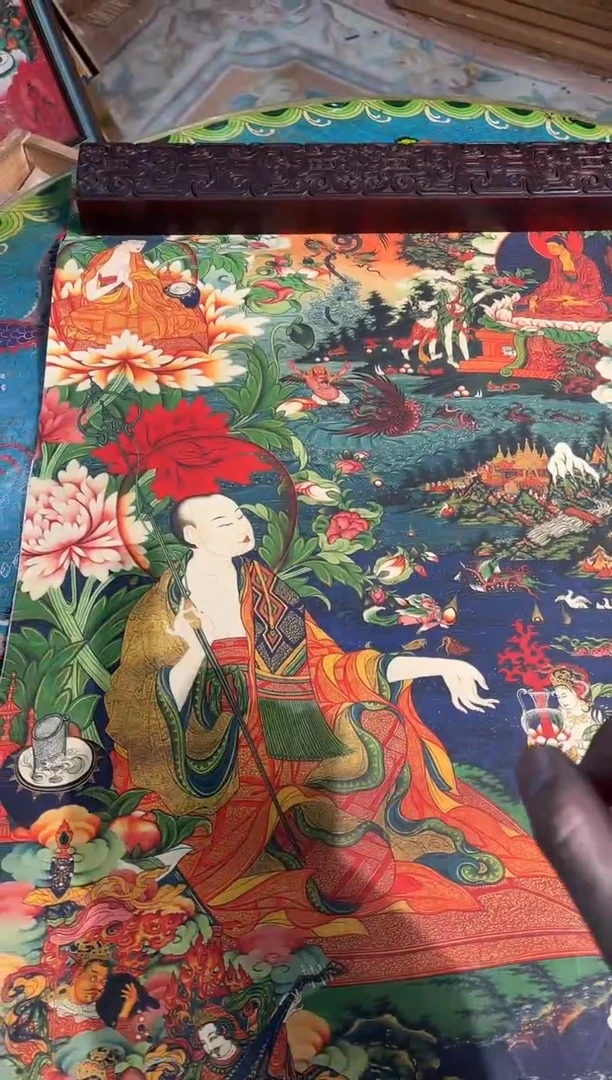 卷轴画天天的唐卡tk160