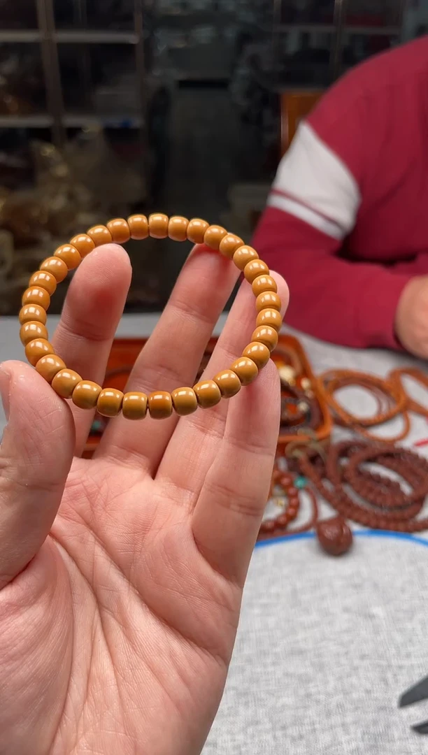 【闪购商品】橄榄核吊坠闪19核尖手工老型单圈7mm