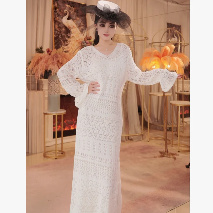 【星姐推荐】星原创高级定制【暗香浮动】设计师度假风沙滩连衣裙