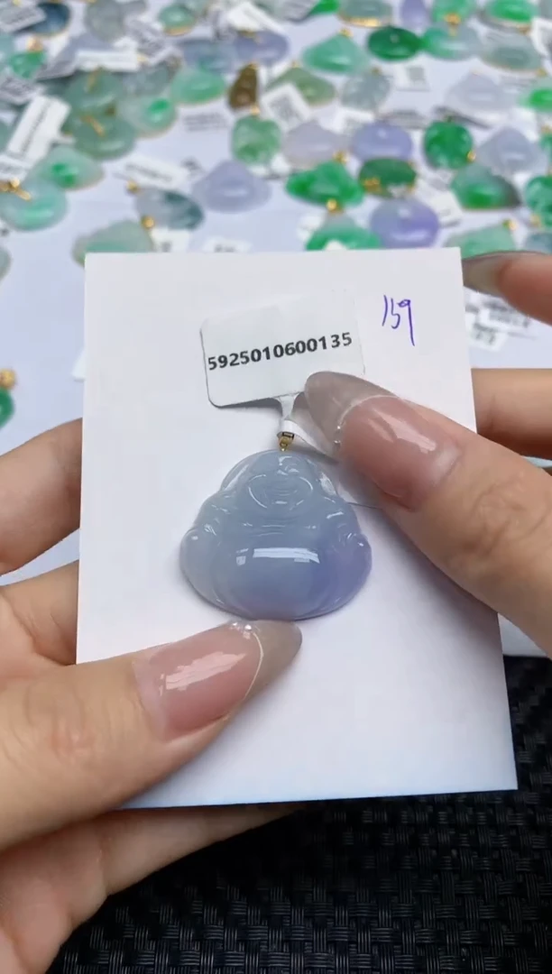 【闪购商品】翡翠颈饰18K金镶嵌 天然翡翠A货