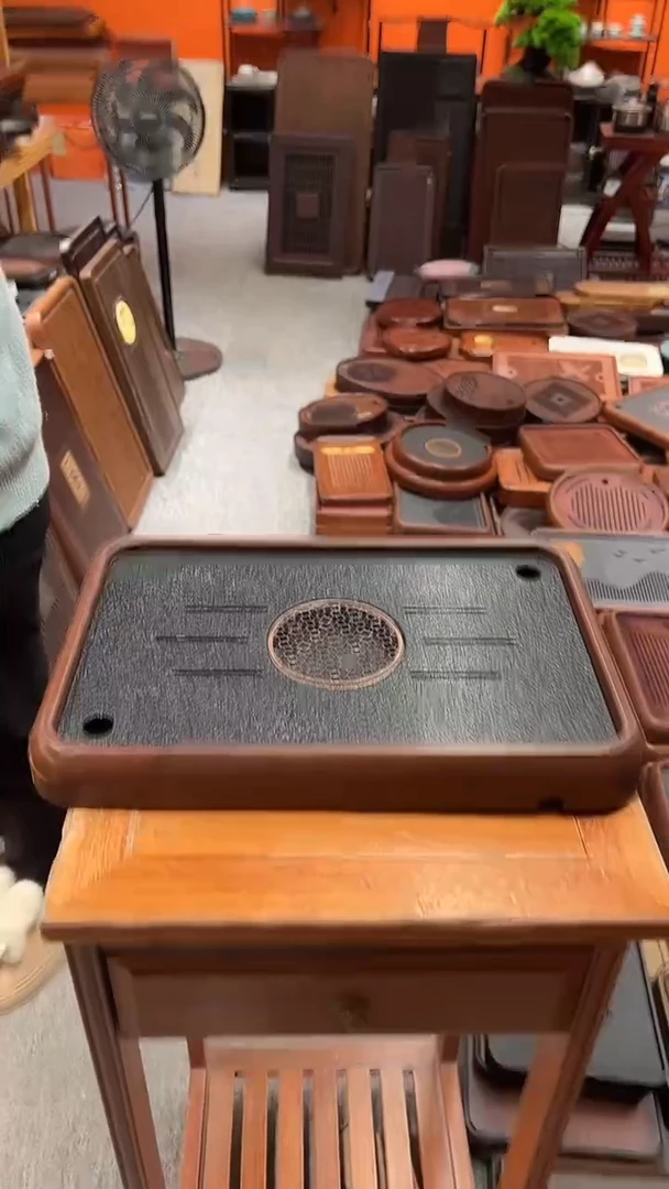 新品福利石材长39CM*宽26CM茶盘送管