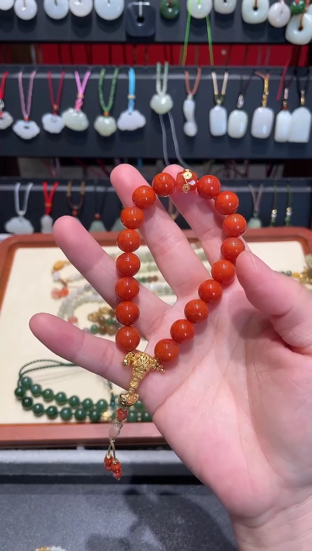 未镶嵌手串南红玛瑙南红手串