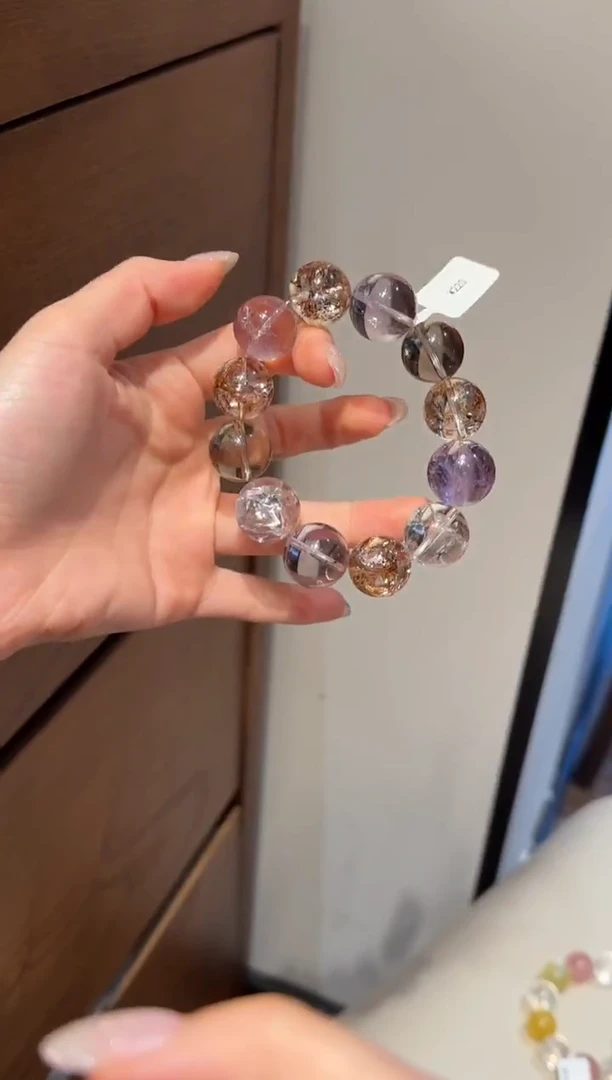 未镶嵌手串水晶）拍4单发一串 拍1单发单珠 默认微瑕 多样性发货