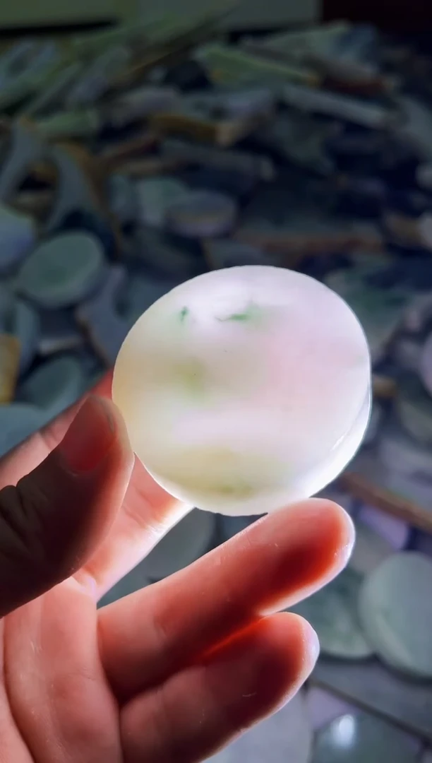 【闪购商品】翡翠耳饰未镶嵌A货康壹489